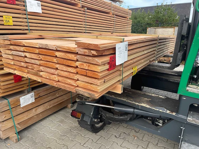 Douglas zweeds rabat 4000x190x21mm (88x) - afbeelding 2 van  3