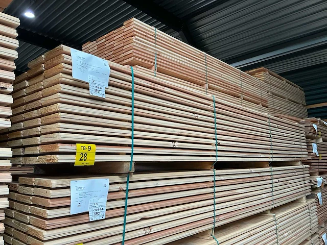 Douglas zweeds rabat 4000x190x23mm (140x) - afbeelding 4 van  4