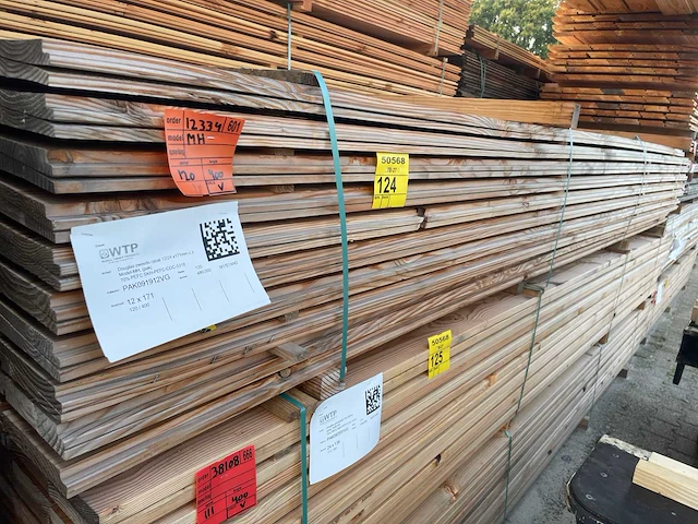 Douglas zweeds rabat 4000x190x26mm (120x) - afbeelding 2 van  3