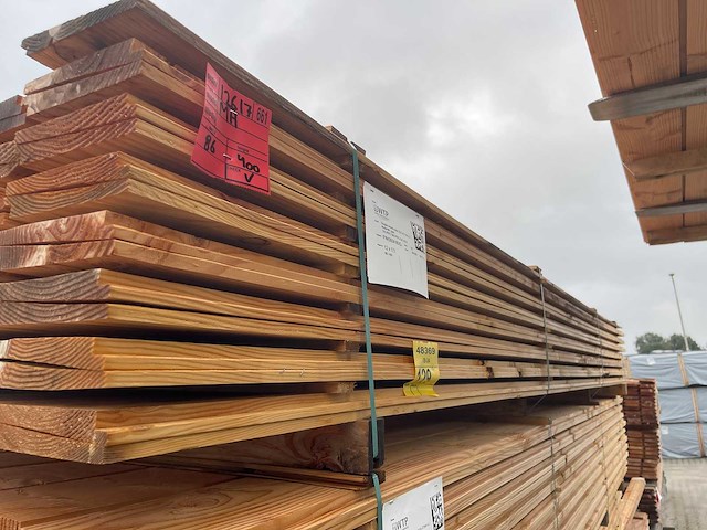 Douglas zweeds rabat 4000x190x26mm (86x) - afbeelding 2 van  3