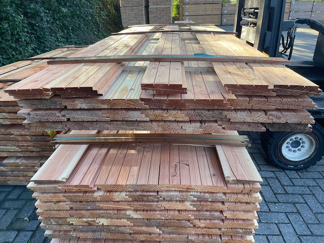 Douglas zweeds rabat 5000x160x26mm (52x) - afbeelding 3 van  3