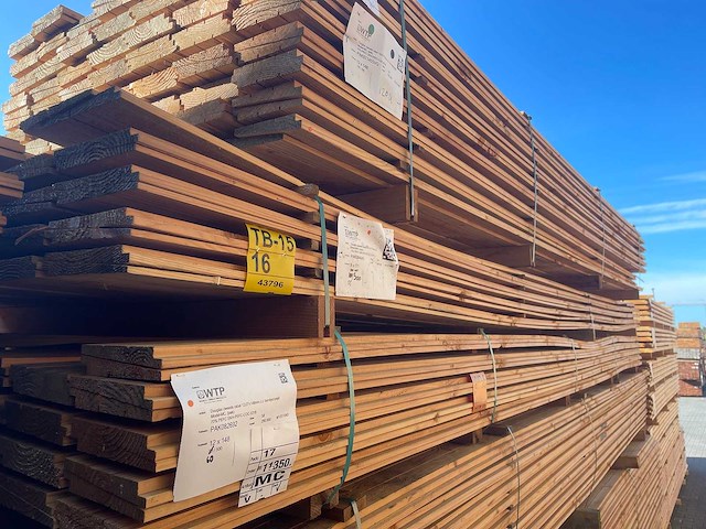 Douglas zweeds rabat 5000x190x21mm (55x) - afbeelding 2 van  4