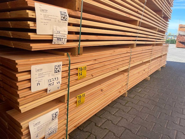 Douglas zweeds rabat 5000x190x21mm (74x) - afbeelding 3 van  4