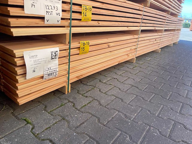 Douglas zweeds rabat 5000x190x21mm (76x) - afbeelding 3 van  4