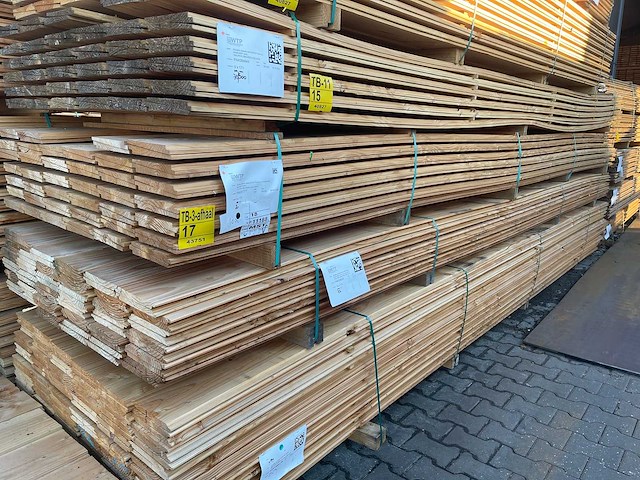 Douglas zweeds rabat 5000x190x21mm (80x) - afbeelding 4 van  4