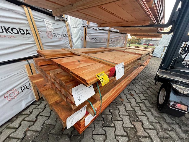 Douglas zweeds rabat 5000x190x26mm (10x) - afbeelding 2 van  3