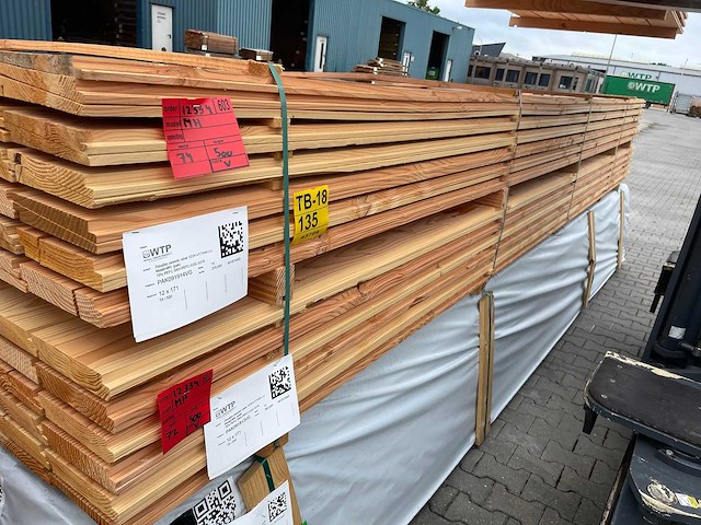 Douglas zweeds rabat 5000x190x26mm (74x) - afbeelding 2 van  3