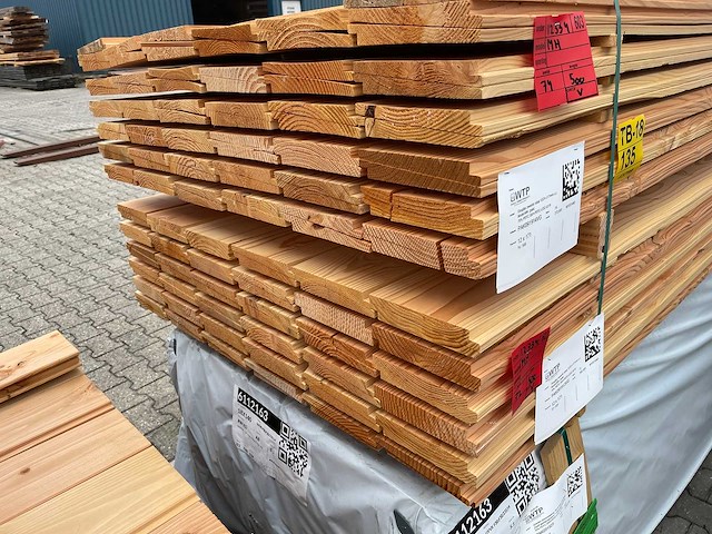 Douglas zweeds rabat 5000x190x26mm (74x) - afbeelding 3 van  3