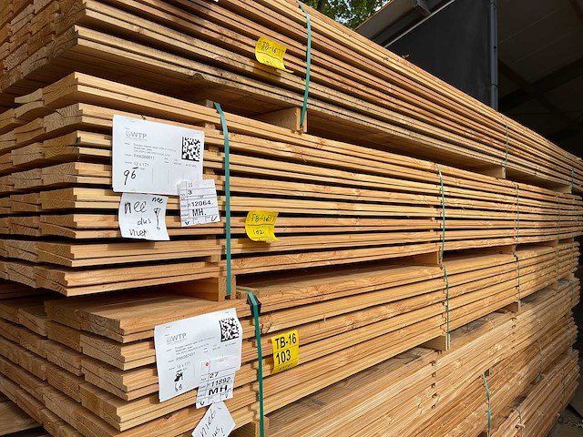 Douglas zweeds rabat 5000x190x26mm (96x) - afbeelding 4 van  4