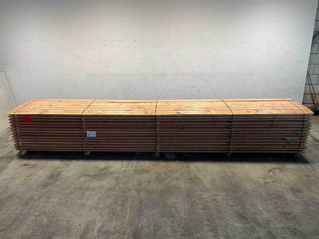 Douglas zweeds rabat 500x16,5x2,1/1 cm onbehandeld (84x) - afbeelding 2 van  9
