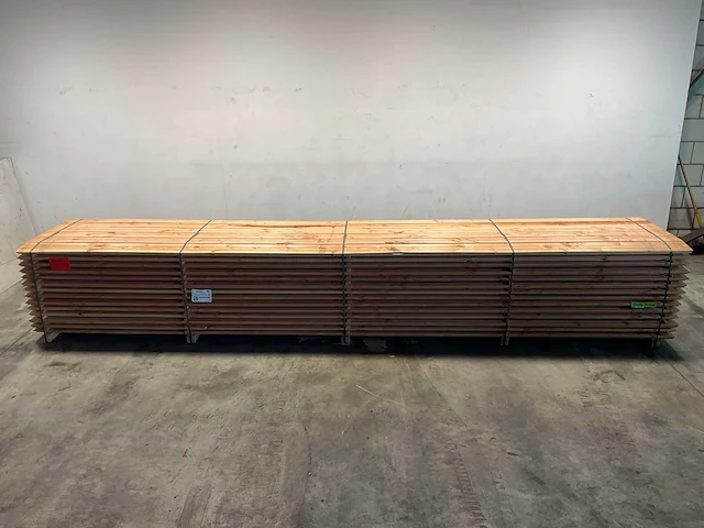 Douglas zweeds rabat 500x16,5x2,1/1 cm onbehandeld (84x) - afbeelding 2 van  9