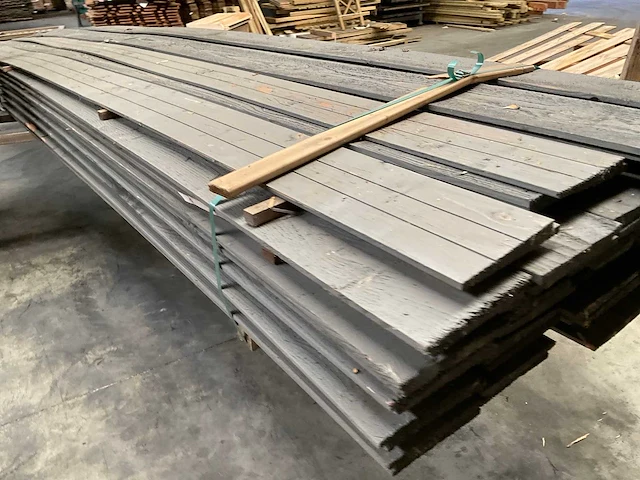 Douglas zweeds rabat antraciet - 500x19,5x1,2-2,7 cm (58x) - afbeelding 2 van  18