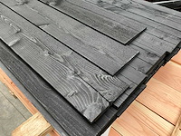 Douglas zweeds rabat gespoten zwart - 250 cm (100x) - afbeelding 2 van  2