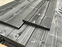 Douglas zweeds rabat gespoten zwart - 250 cm (100x) - afbeelding 1 van  5