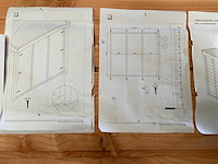 Douglas zweeds rabat wand t.b.v. overkapping 240x221 cm - afbeelding 11 van  11