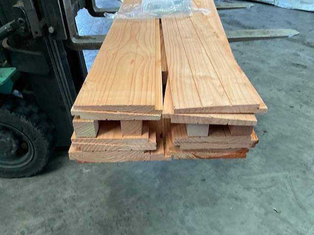 Douglas zweeds rabat wand t.b.v. overkapping 240x221 cm - afbeelding 5 van  11