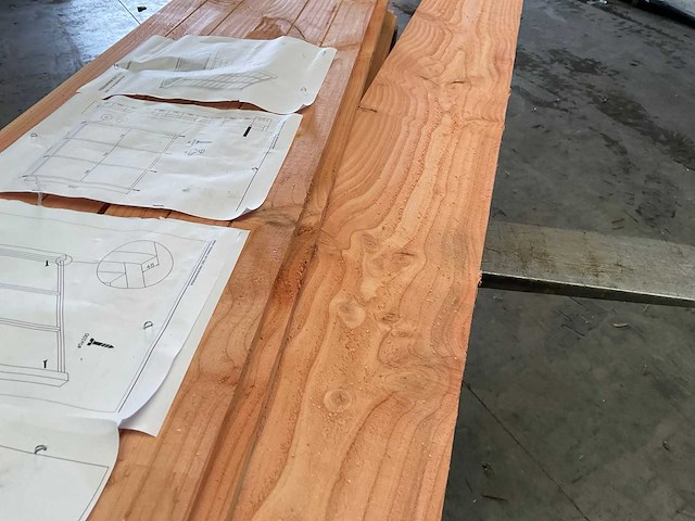 Douglas zweeds rabat wand t.b.v. overkapping 240x221 cm - afbeelding 7 van  11