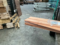 Douglas zweeds rabat wand t.b.v. overkapping 240x221 cm - afbeelding 3 van  4