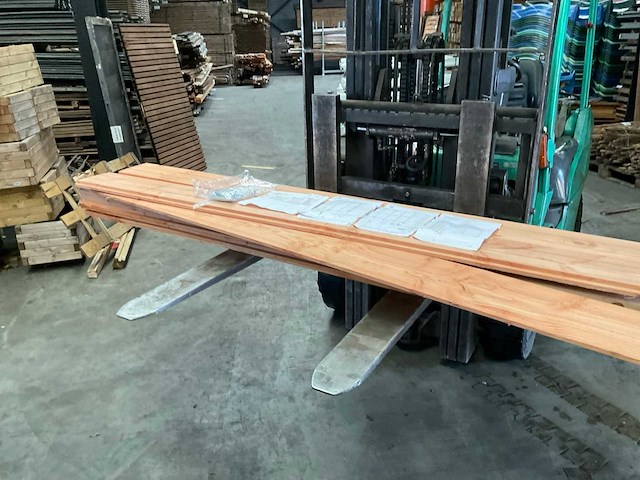 Douglas zweeds rabat wand t.b.v. overkapping 240x221 cm - afbeelding 6 van  6