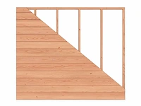 Douglas zweeds rabat wand t.b.v. overkapping 240x221 cm