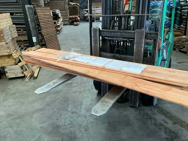 Douglas zweeds rabat wand t.b.v. overkapping 240x221 cm - afbeelding 4 van  11