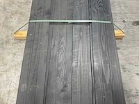 Douglas zweeds rabat zwart - 360x19x2 cm (80x) - afbeelding 3 van  8