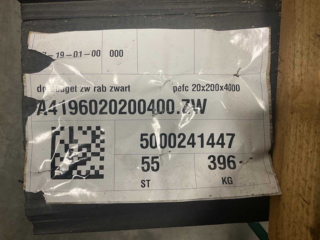 Douglas zweeds rabat zwart - 400x20x2 cm (79x) - afbeelding 8 van  8