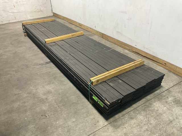 Douglas zweeds rabat zwart - 400x20x2 cm (79x) - afbeelding 1 van  8