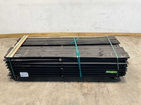 Douglas zweeds rabat zwart 228x19,5x1,1-2,7 cm (75x)
