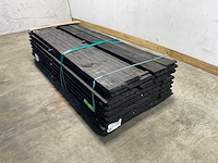 Douglas zweeds rabat zwart 228x19,5x1,1-2,7 cm (75x) - afbeelding 1 van  5