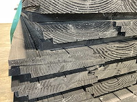 Douglas zweeds rabat zwart 228x19,5x1,1-2,7 cm (75x) - afbeelding 4 van  5