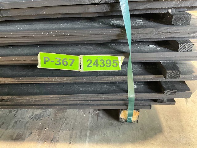Douglas zweeds rabat zwart 228x19,5x1,1-2,7 cm (75x) - afbeelding 5 van  5