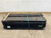 Douglas zweeds rabat zwart 228x19,5x1,1-2,7 cm (75x)