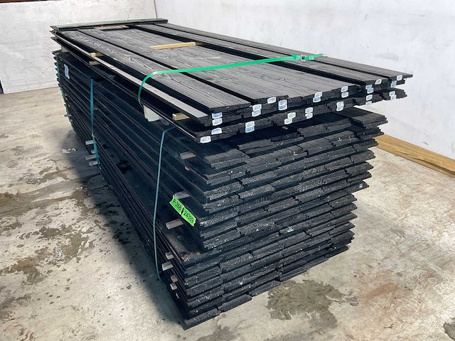 Douglas zweeds rabat zwart 300x16,5x2,1 cm (75x) - afbeelding 7 van  10