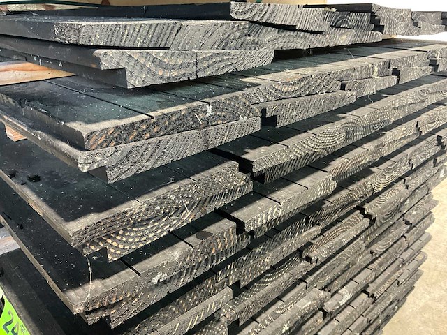 Douglas zweeds rabat zwart 300x16,5x2,1 cm (75x) - afbeelding 8 van  10