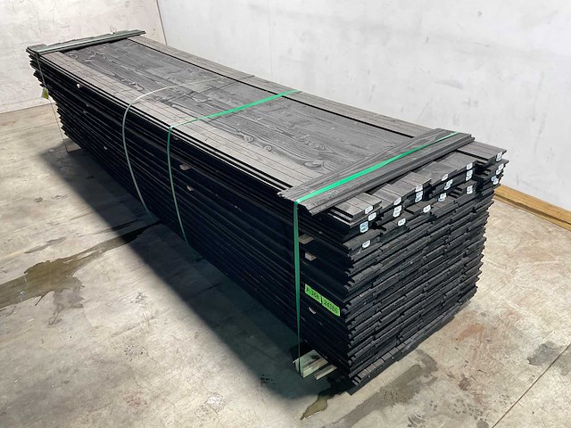 Douglas zweeds rabat zwart 400x16,5x2,1 cm (50x) - afbeelding 1 van  8
