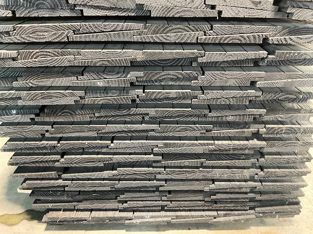 Douglas zweeds rabat zwart 400x16,5x2,1 cm (50x) - afbeelding 7 van  8