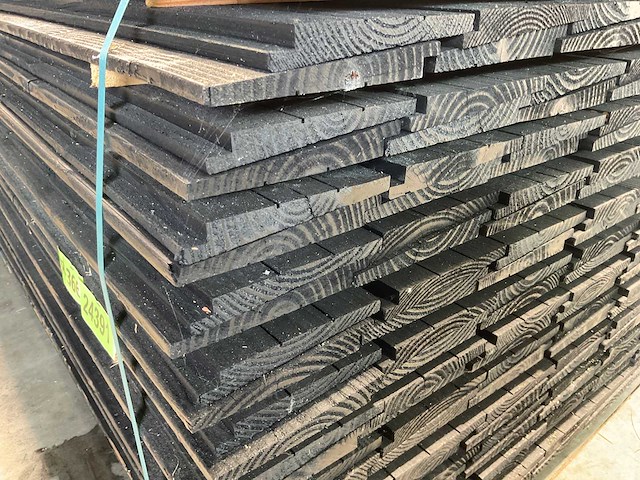 Douglas zweeds rabat zwart 500x16,5x2,1 cm (50x) - afbeelding 1 van  4