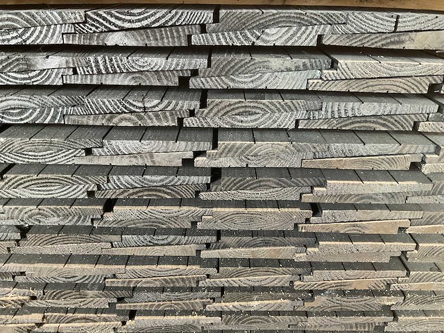Douglas zweeds rabat zwart 500x16,5x2,1 cm (50x) - afbeelding 2 van  4