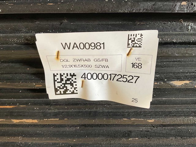 Douglas zweeds rabat zwart 500x16,5x2,1 cm (50x) - afbeelding 3 van  4