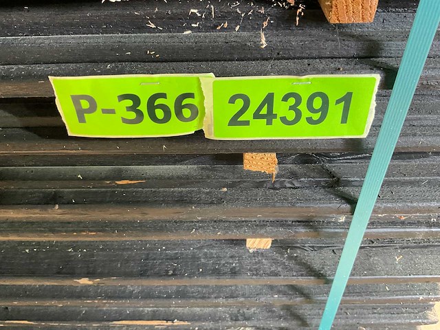Douglas zweeds rabat zwart 500x16,5x2,1 cm (50x) - afbeelding 4 van  4