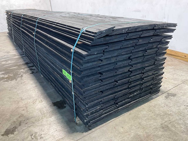 Douglas zweeds rabat zwart 500x16,5x2,1 cm (50x) - afbeelding 5 van  9