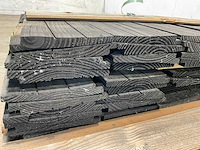 Douglas zweeds rabat zwart 52,9x19,5x1,1-2,7 cm (57x) - afbeelding 2 van  3
