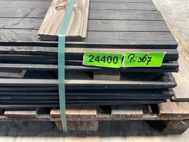 Douglas zweeds rabat zwart 52,9x19,5x1,1-2,7 cm (57x) - afbeelding 5 van  5