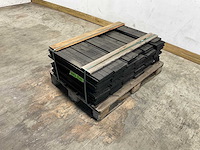 Douglas zweeds rabat zwart 67,1x19,5x1,1-2,7 cm (89x) - afbeelding 1 van  5