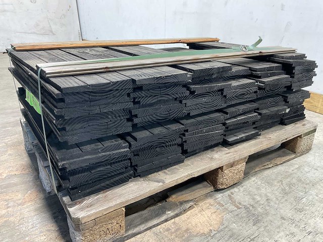 Douglas zweeds rabat zwart 67,1x19,5x1,1-2,7 cm (89x) - afbeelding 2 van  5