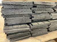 Douglas zweeds rabat zwart 67,1x19,5x1,1-2,7 cm (89x) - afbeelding 3 van  5