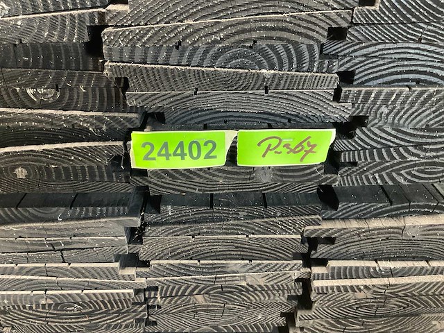 Douglas zweeds rabat zwart 92x19,5x1,1-2,7 cm (132x) - afbeelding 6 van  6