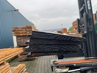 Douglas zweeds rabat zwart gecoat 5000x190x26mm (4x) - afbeelding 3 van  3