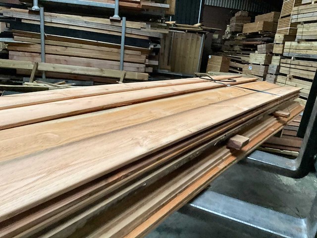 Douglas zweeds rabatdelen - 400x19x2,5 cm (35x) - afbeelding 2 van  10